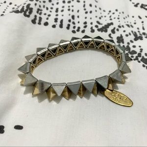 GOLD & SILVER STUDS BRACELET